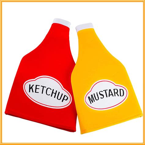 Funny Food Tigerdoe Couples Costumes Ketchup Mustard Hats Ever Great