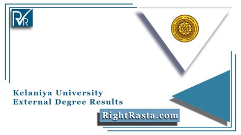 Kelaniya University External Degree Results 2012 13 Kln Results 2022