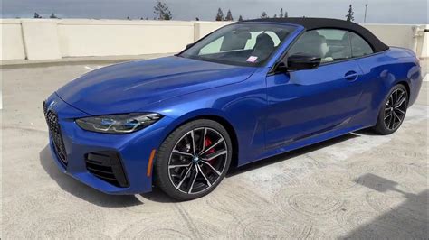 Tour The 2024 M440i Convertible In Portimao Blue 4k Youtube