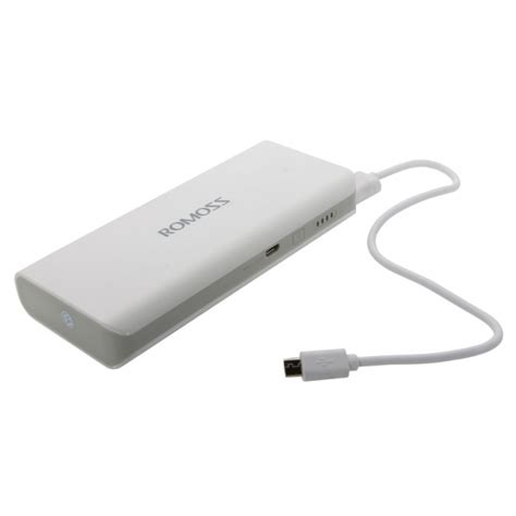 Mobile Power Bank ROMOSS 10400mAh External Emergency Backup Charger for ...