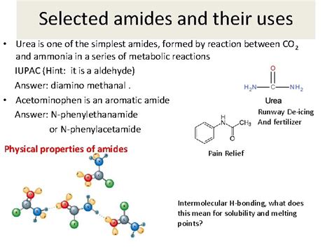 Amides Nomenclature of amides IUPAC system for naming