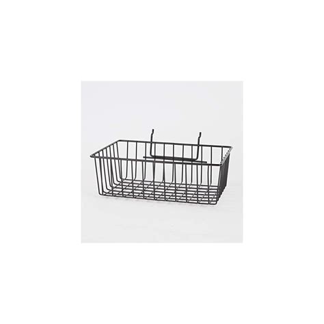 Buy Black Mini Wire Grid Basket For Slatwall Or Pegboard 12 X 8 X 4