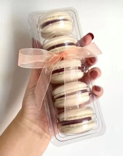 100 Embalagens Para Macarons De 5 Cavidades Parcelamento Sem Juros