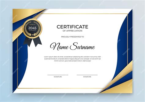 Premium Vector | Certificate template banner with abstract geometric ...