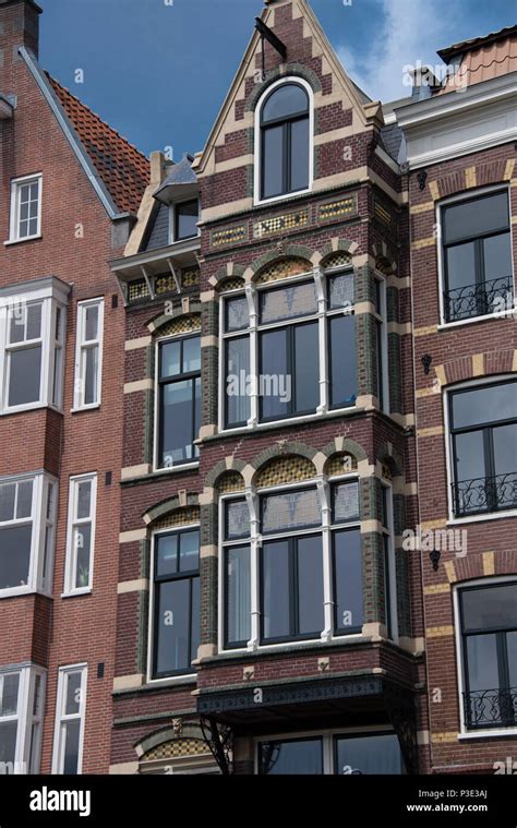 Typical Dutch architecture in the capital city of Amsterdam Stock Photo ...