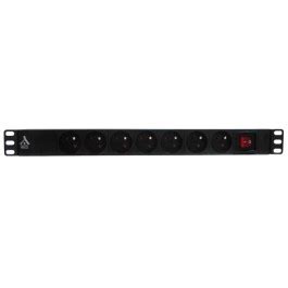 Multiprise rackable 19 pouces PDU 1U 7 prises FR avec interrupteur à