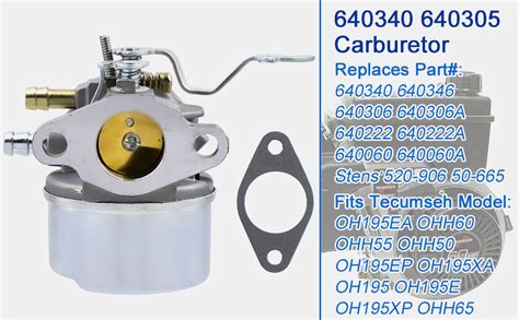 Amazon Fitbest Carburetor Replace Tecumseh