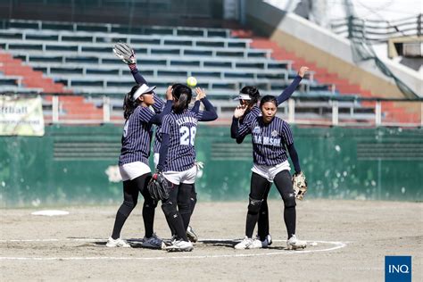 Uaap Softball Lady Falcons Sweep St Round Inquirer Sports