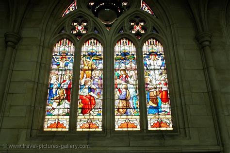 Pictures Of New Zealand Dunedin Otago 0023 Stained Glass Window St Paul S