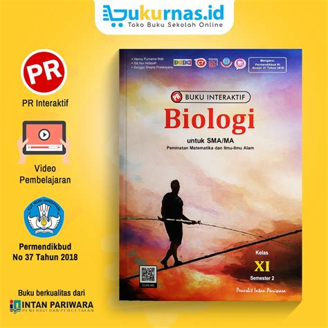 Jual Buku PR Interaktif Biologi SMA MA Kelas 11 Semester 2 Intan