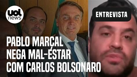 Pablo Marçal nega mal estar Carlos Bolsonaro e diz Único filho a