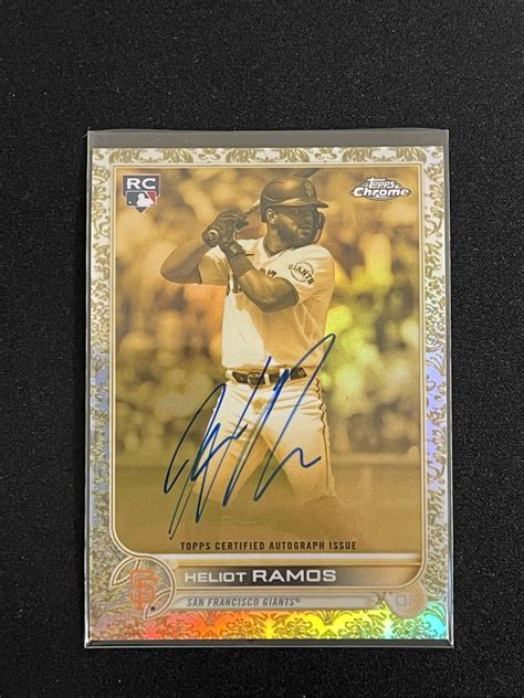 Yahoo オークション Heliot Ramos 2022 TOPPS GILDED COLLECTION