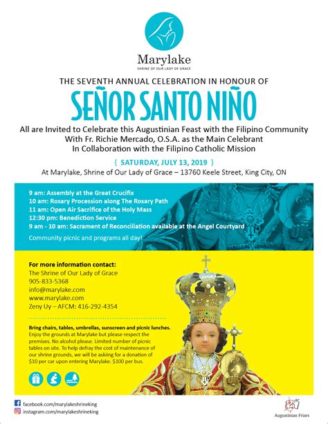 SeÑor Santo NiÑo — Marylake Shrine Of Our Lady Of Grace