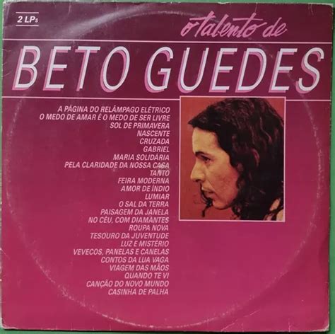 Lp O Talento De Beto Guedes Duplo Compila O Vinil Mercadolivre