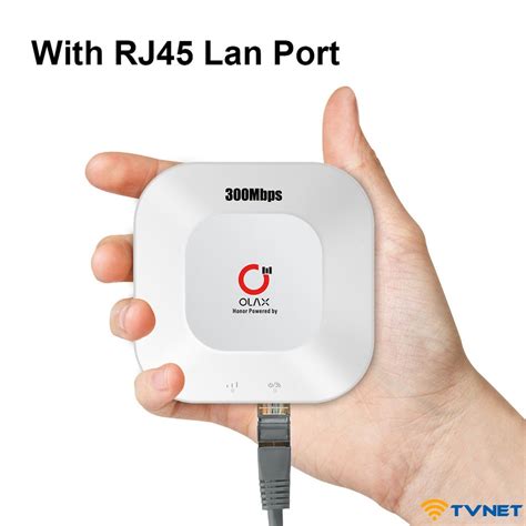 Bộ phát Wifi 4G OLAX MT30 Cat4 tốc độ 150Mbps Hỗ trợ cổng LAN TypeC