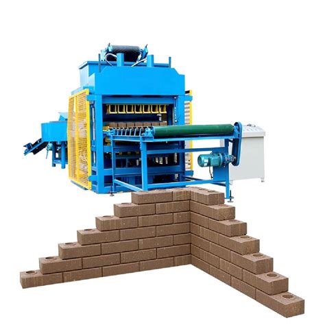 Compressed Clay Earth Cement Interlocking Brick Press Machine Block