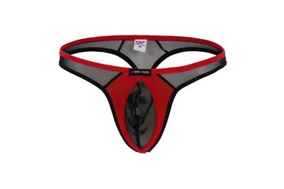 Sexy Men Underwear Jocks Straps WJ Brand Sheer Mens G String Gay Pouch