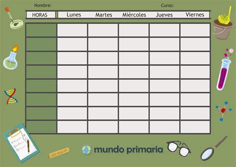 Modelos De Horarios Escolares Para Imprimir Vários Modelos