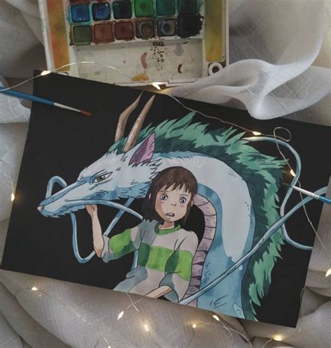 Make Studio Ghibli Artwork And Mostly Recreate Anime With Watercolours