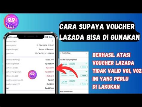 BERHASIL CARA MENGGUNAKAN VOUCHER LAZADA CARA MENGATASI VOUCHER