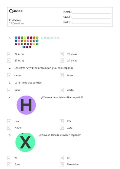 La Letra A Hojas De Trabajo Para Grado En Quizizz Descubra A