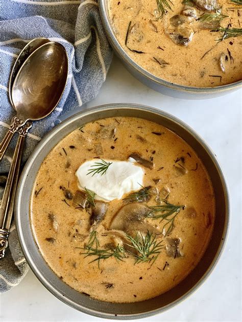 Creamy Hungarian Mushroom Soup Is A One Pot Winner