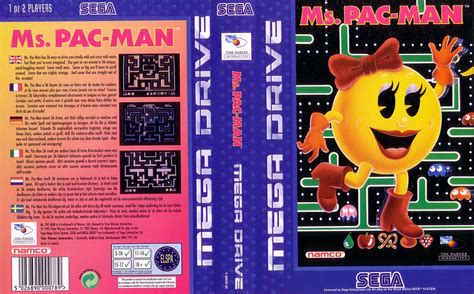 Ficha T Cnica De Ms Pac Man Para Sega Mega Drive Genesis Museo Del