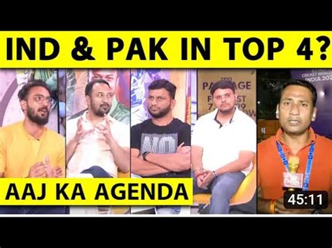 AAJ KA AGENDA INDIA VS PAKISTAN BUILD UP INDIA ON TOP AUS OUT