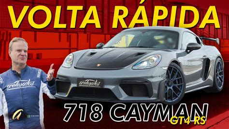 Porsche 718 Cayman Gt4 Rs No Top 3 Da Volta RÁpida Rubinho Acelera O