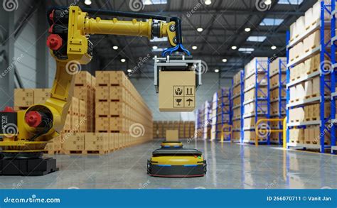 Automatizaci N De F Bricas Con Robot Agv Y Brazo Rob Tico En Transporte