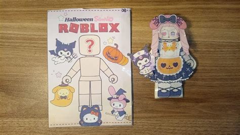 Paper diy Roblox Halloween outfit blind bag 로블록스 할로윈 코디 블라인드백