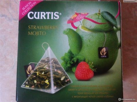 Чай в пирамидках Curtis Strawberry mojito - «Приятная новинка от Кёртис ...