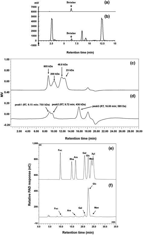 Hpaec‐pad And Hplc Analysis Identification And Content Of Betaine Was Download Scientific