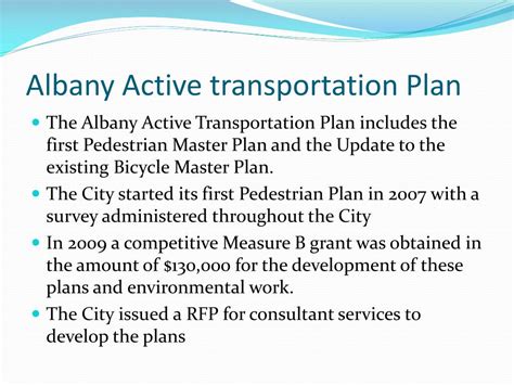 Ppt Albany Active Transportation Plan Powerpoint Presentation Free