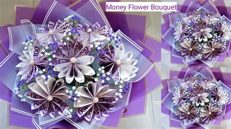 Easy Money Flower Bouquet Tutorial Moneybouquet Diybouquet