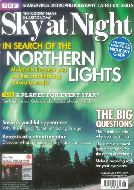 Bbc Sky At Night Astronomy Magazine 99 Aurora Saturn Exoplanet