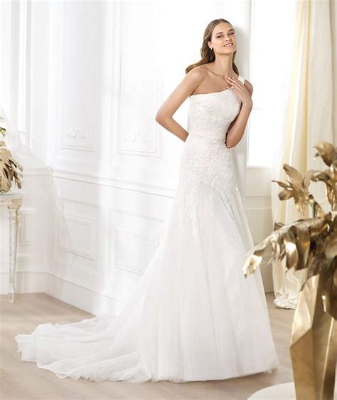 One Shoulder Chapel Train Tulle A Line Wedding Dress Wpr00 Flickr