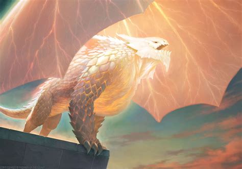 Enduring Scalelord Mtg Art From Dragons Of Tarkir Set By Clint Cearley