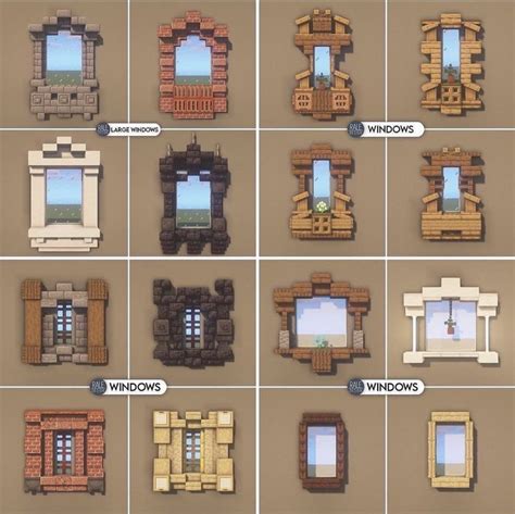 Minecraft Castle Window Designs