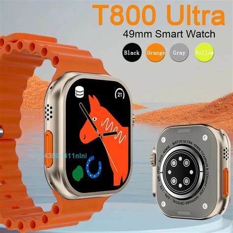 Ak Ll Saat T800 Ultra Yeni Kad Nlar Erkekler I In Smartwatch 8 Ultra