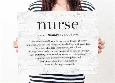 Personalized T For Nurse Nurse Sign Nurse Appreciation Etsy