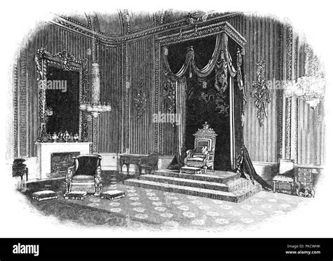 Throne room at buckingham palace hi-res stock photography and images ...