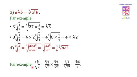 U L Op Rations Sur Les Racines Cubiques Youtube