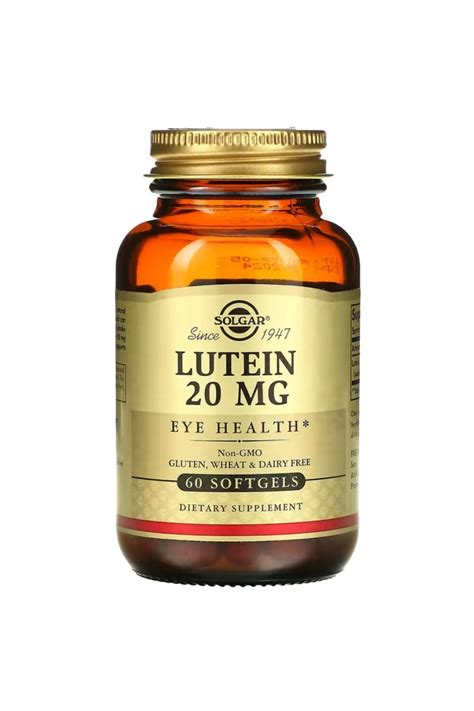 Life Solgar, Lutein, 20 Mg, 60 Softgels Fiyatı, Yorumları - Trendyol