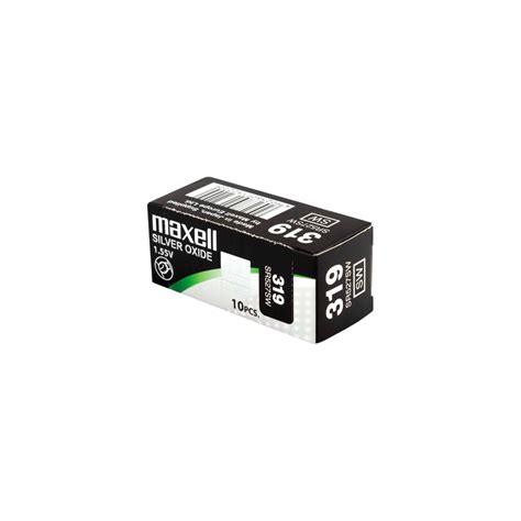 Maxell Knappcellsbatteri Silver Oxid SR527SW 319 1 55V 10 Pack