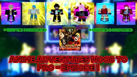 Anime Adventures Noob To Pro Episode 1 ROBLOX YouTube