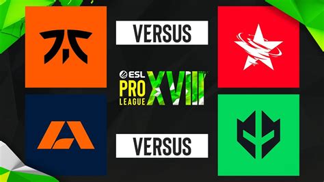 ESL PRO LEAGUE S18 Grupa C Fnatic Vs 5yclone Apeks Vs Imperial