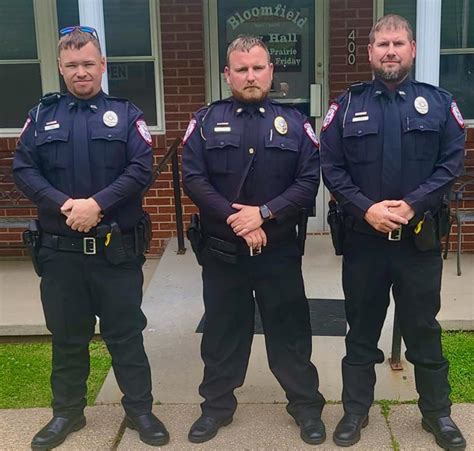 New Police Officers Hired At Bloomfield