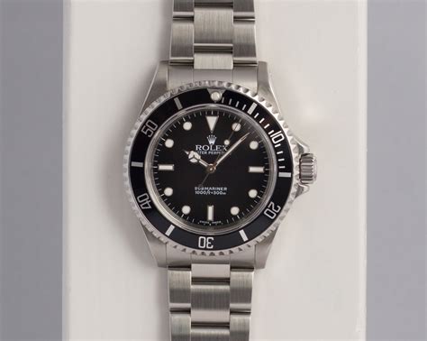 Rolex M Submariner No Date Stainless Steel Black