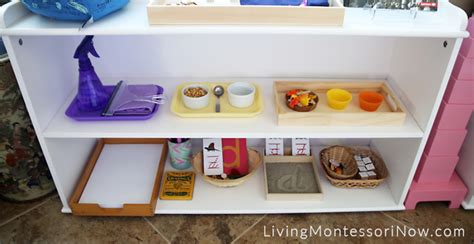 How To Prepare Montessori Shelves For A 3 Year Old Living Montessori Now